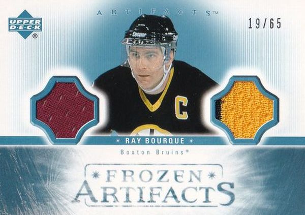 jersey karta RAY BOURQUE 05-06 Artifacts Frozen Artifacts Dual /65